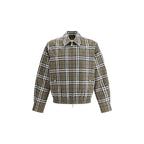 Burberry Check pattern wool Harrington Jacket