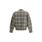Burberry Check pattern wool Harrington Jacket
