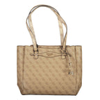 Guess Jeans Beige Polyethylene Women Handbag