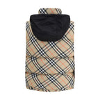 Burberry Check Weste Daunenjacke