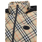 Burberry Check Weste Daunenjacke