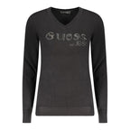 Guess Jeans Black Viscose Women Sweater