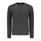 Tommy Hilfiger Black Cotton Men Sweater