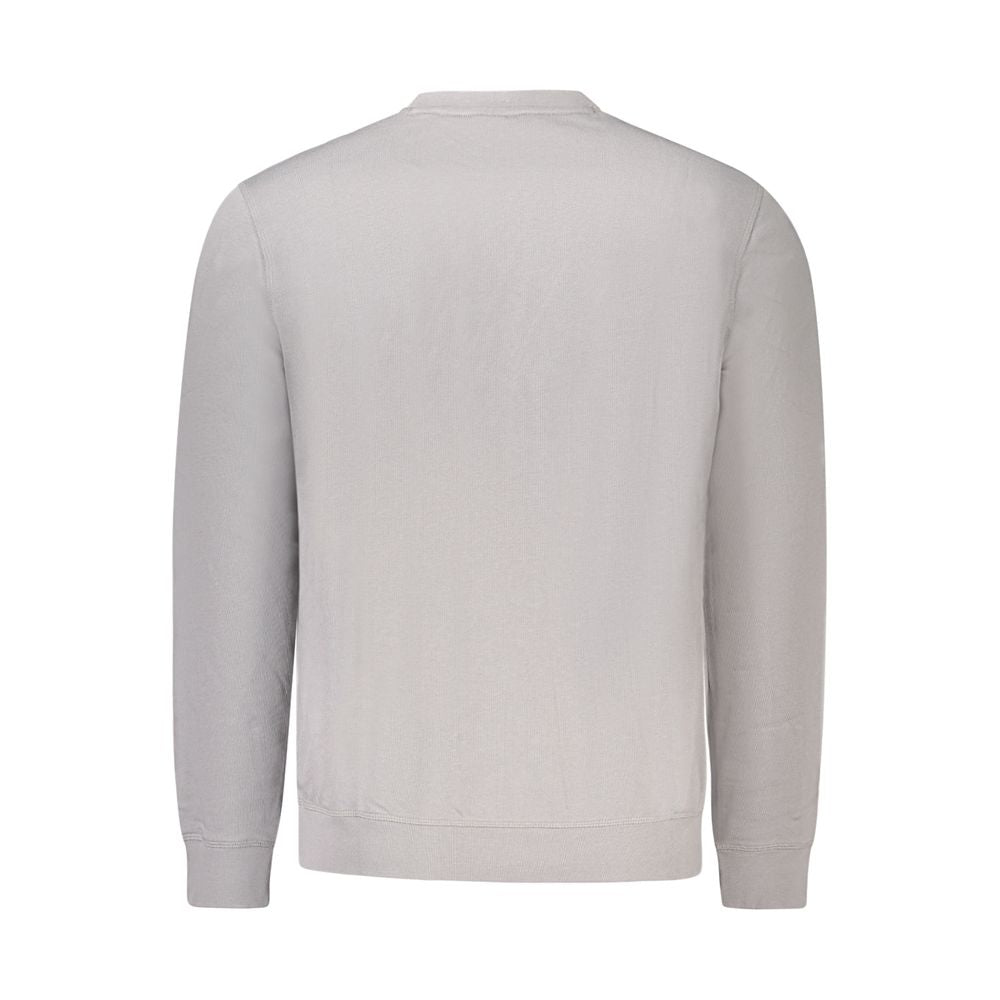 Hugo Boss Gray Cotton Men Sweater