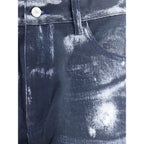 Calça de ganga estampada Emporio Armani