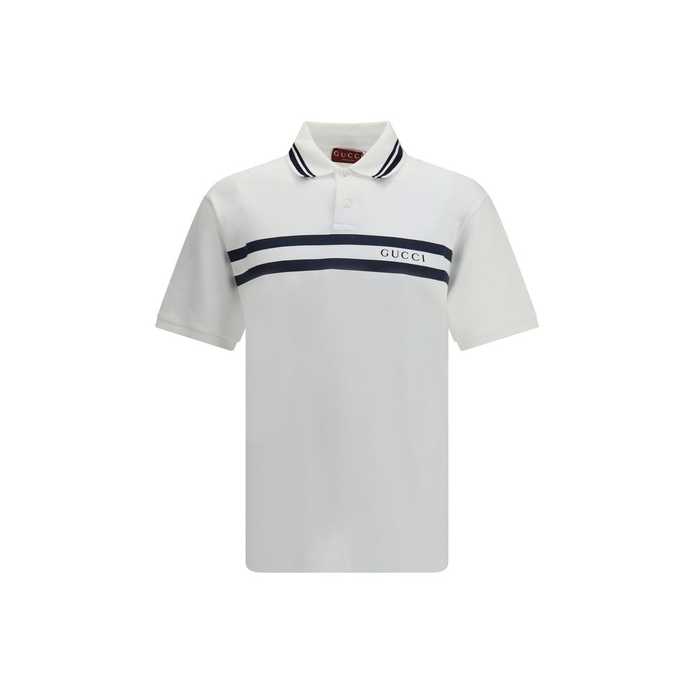 Polo de algodão Gucci