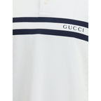 Polo de algodão Gucci
