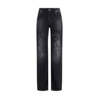 Balenciaga Wide-leg Cotton Jeans
