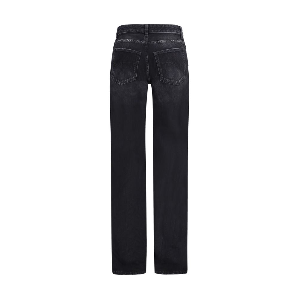 Balenciaga Wide-leg Cotton Jeans