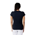 Armani Exchange blaues Baumwoll-T-Shirt