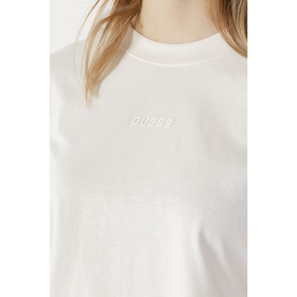 Guess Active Cream Baumwoll-T-Shirt