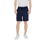 Bermudas de algodão azul Hugo Boss