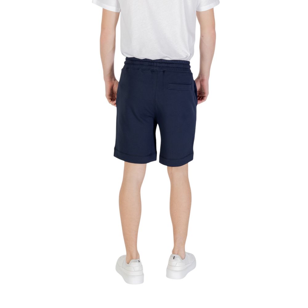 Bermudas de algodão azul Hugo Boss