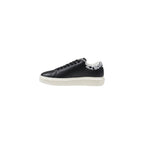 Armani Exchange Black And White Leather Sneaker