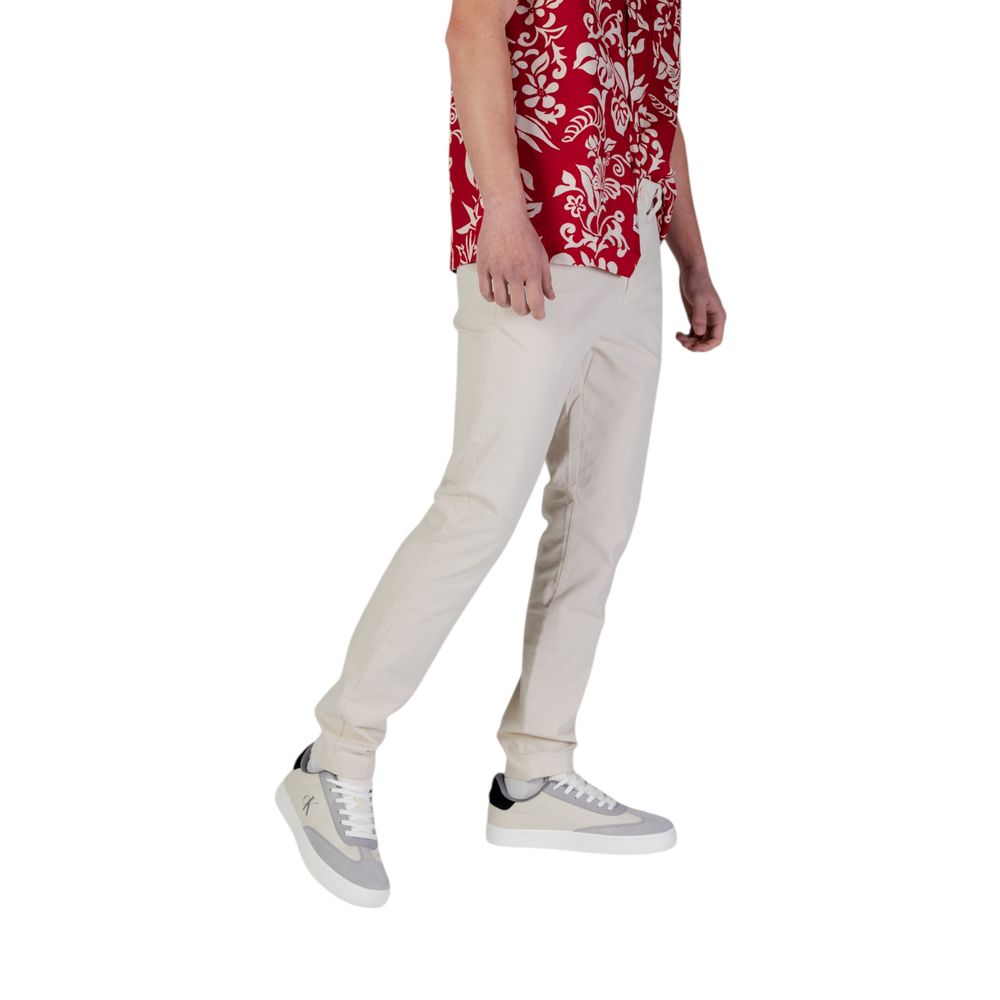 Calças de ganga skinny bege em algodão Tommy Hilfiger