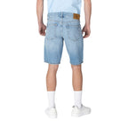 Calvin Klein Jeans Blue Cotton Bermuda