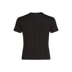 Schwarzes T-Shirt aus recycelter Baumwolle von Calvin Klein Jeans