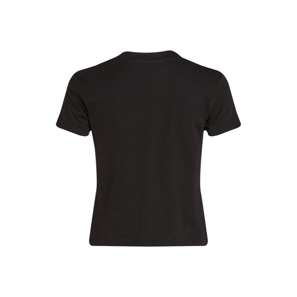 Schwarzes T-Shirt aus recycelter Baumwolle von Calvin Klein Jeans