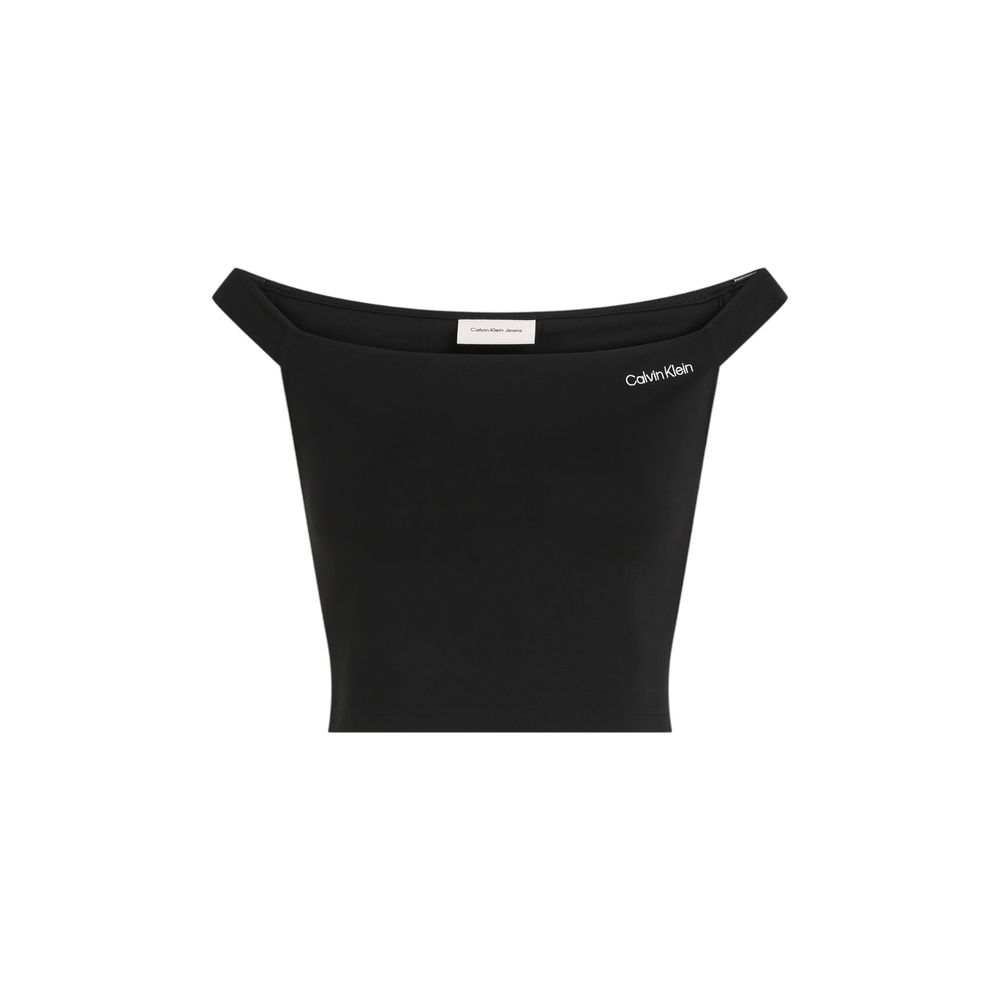 Schwarzes Viskose-Top von Calvin Klein Jeans