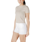 Calvin Klein Jeans Beige T-Shirt aus recycelter Baumwolle