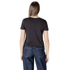 Schwarzes T-Shirt aus recycelter Baumwolle von Calvin Klein Jeans