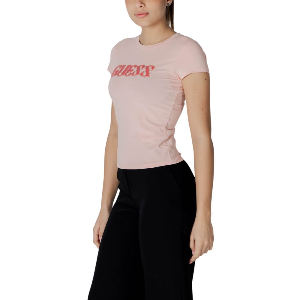 Guess Mehrfarbiges Baumwoll-T-Shirt