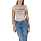 Guess Mehrfarbiges Baumwoll-T-Shirt