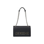 Bolsa Love Moschino cinzenta em polietileno