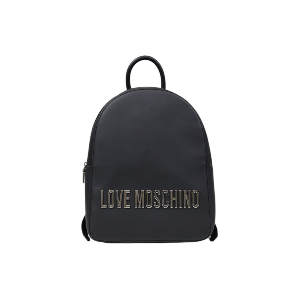 Mochila Love Moschino cinzenta em polietileno