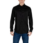 Armani Exchange Black Lyocell Shirt