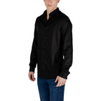 Armani Exchange Black Lyocell Shirt