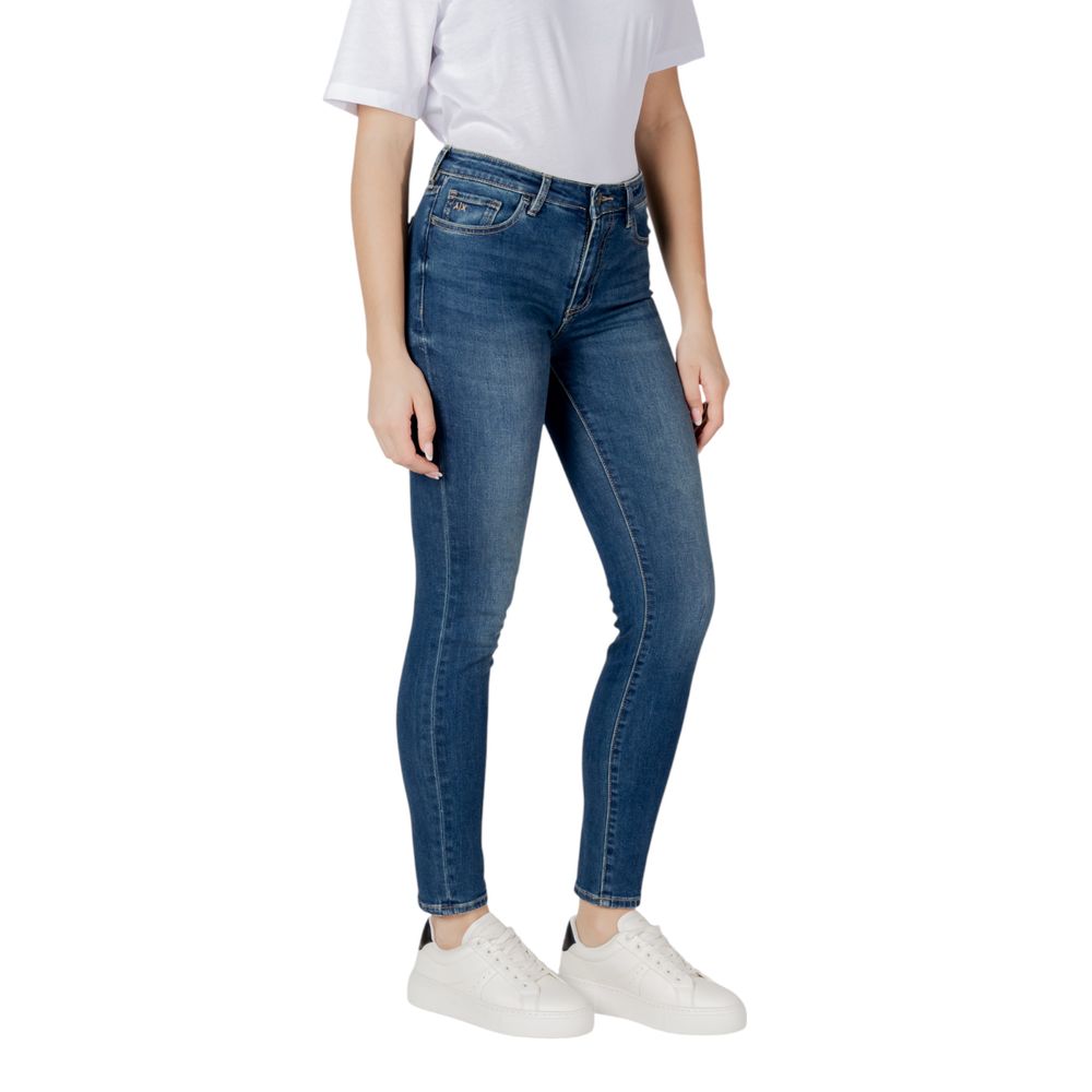 Armani Exchange blaue Skinny-Jeans aus Baumwolle