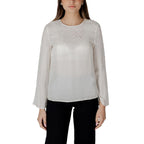Armani Exchange Cream Viscose Blouse