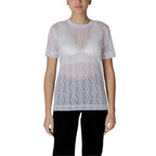 Armani Exchange Weißes Polyester-T-Shirt
