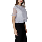 Armani Exchange Weißes Baumwoll-T-Shirt