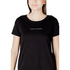Schwarzes Baumwoll-T-Shirt von Armani Exchange