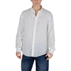 Camisa Armani Exchange em linho branca