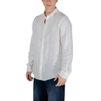 Camisa Armani Exchange em linho branca