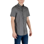 Armani Exchange Black Cotton Shortsleeve