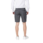 Armani Exchange Blue Cotton Short