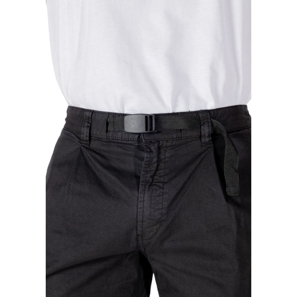 Bermudas de algodão preto Hugo Boss