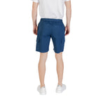 Bermudas de algodão azul Hugo Boss
