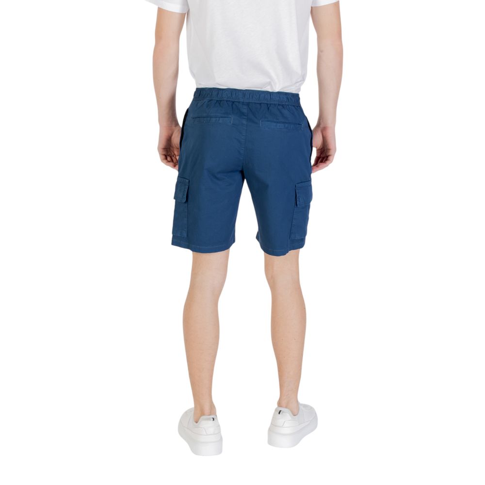 Bermudas de algodão azul Hugo Boss