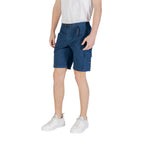Bermudas de algodão azul Hugo Boss