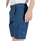 Bermudas de algodão azul Hugo Boss