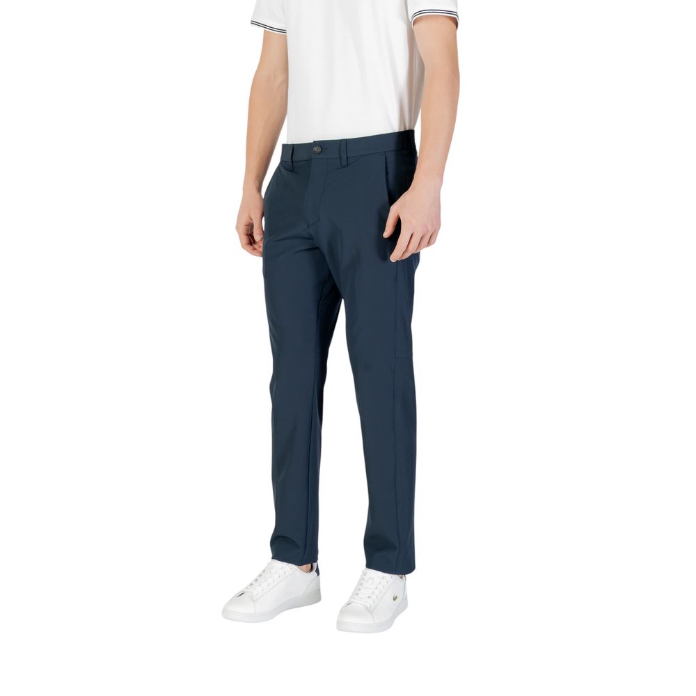 Calça skinny azul em poliéster Hugo Boss