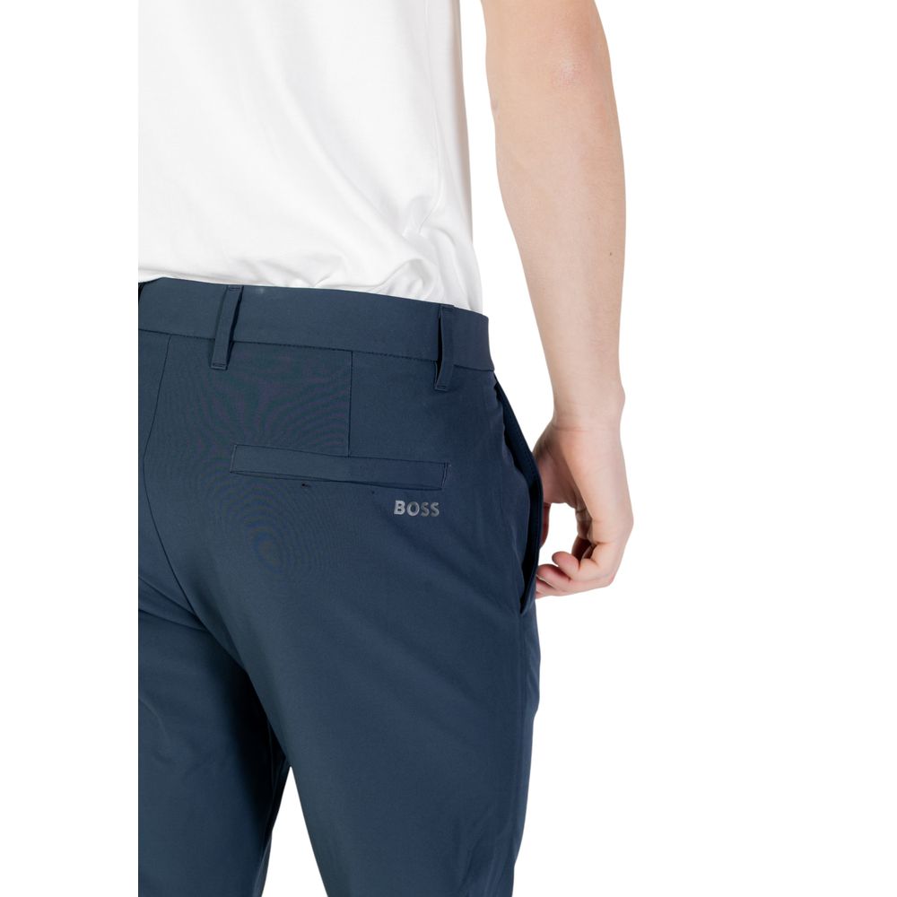 Calça skinny azul em poliéster Hugo Boss