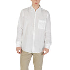 Camisa de linho branca Hugo Boss