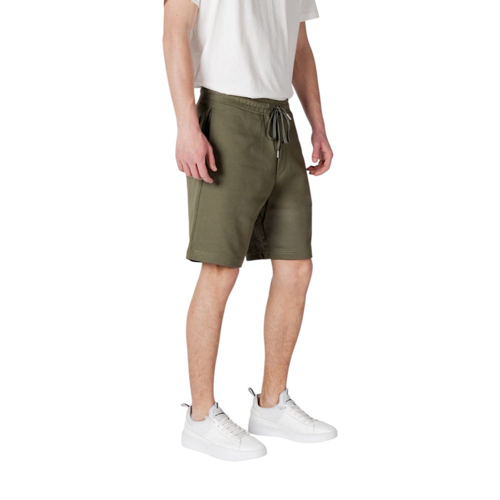 Bermudas de algodão verde Replay