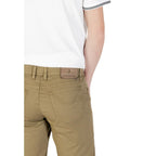 Jeckerson Green Cotton Bermuda Shorts
